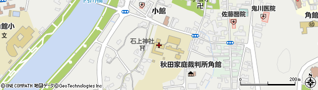 秋田県立大曲支援学校　せんぼく校周辺の地図