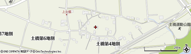 岩手県矢巾町（紫波郡）土橋（第４地割）周辺の地図