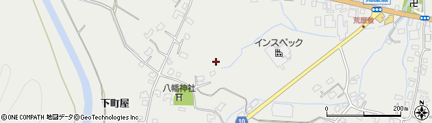 秋田県仙北市角館町雲然周辺の地図