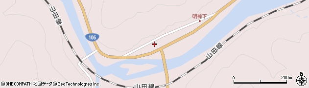 岩手県宮古市川井第１地割92周辺の地図
