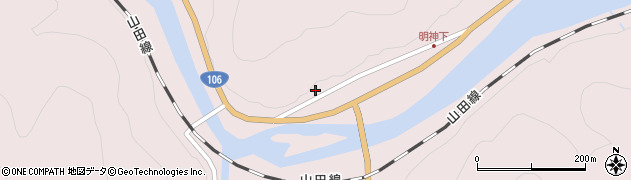 岩手県宮古市川井第１地割88周辺の地図