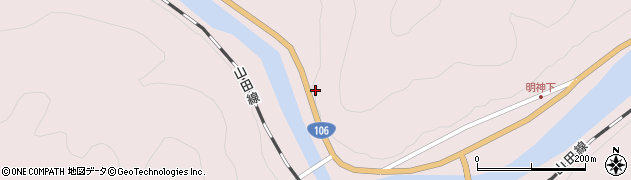 岩手県宮古市川井第１地割84-18周辺の地図