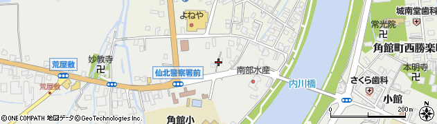 秋田県仙北市角館町（西野川原）周辺の地図