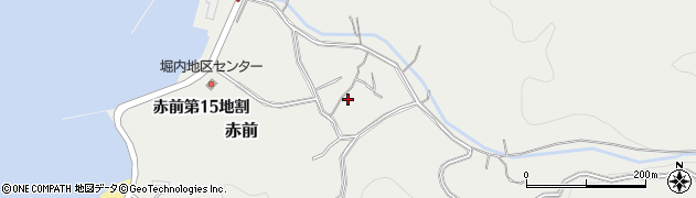岩手県宮古市赤前第１５地割周辺の地図