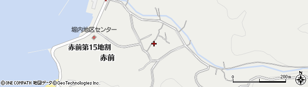 岩手県宮古市赤前（第１５地割）周辺の地図