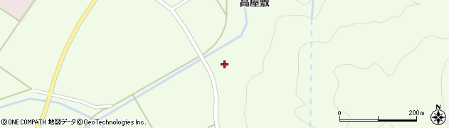 秋田県仙北市角館町白岩天神堂周辺の地図