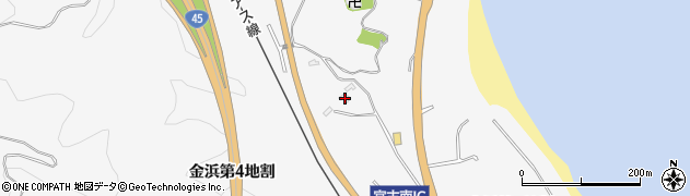 岩手県宮古市金浜第４地割14周辺の地図