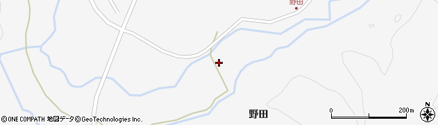 秋田県秋田市雄和平尾鳥野田周辺の地図