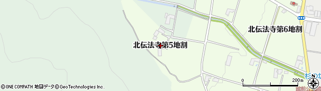 岩手県矢巾町（紫波郡）北伝法寺（第５地割）周辺の地図