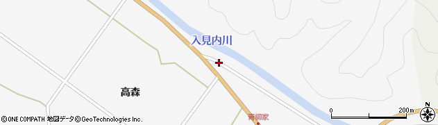 秋田県仙北市角館町西長野（八百刈）周辺の地図