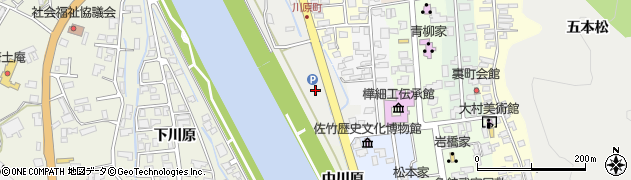 秋田県仙北市角館町（北野）周辺の地図