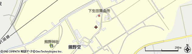 秋田県仙北市田沢湖神代（熊野堂）周辺の地図