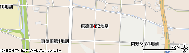 岩手県矢巾町（紫波郡）東徳田（第２地割）周辺の地図