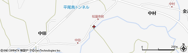 秋田県秋田市雄和平尾鳥中村86周辺の地図