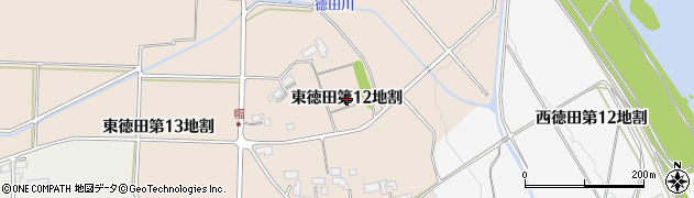 岩手県矢巾町（紫波郡）東徳田（第１２地割）周辺の地図
