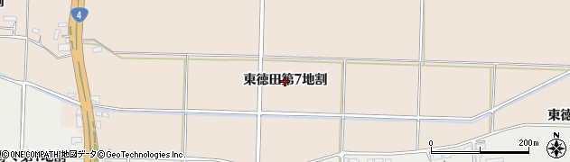 岩手県矢巾町（紫波郡）東徳田（第７地割）周辺の地図