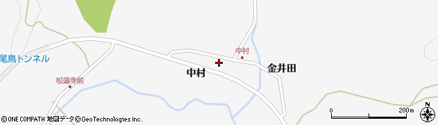 秋田県秋田市雄和平尾鳥中村95周辺の地図