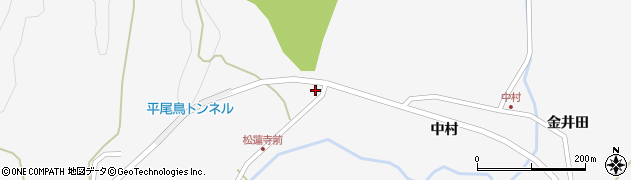 秋田県秋田市雄和平尾鳥中村45周辺の地図