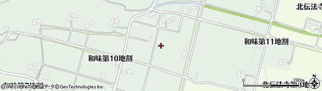 岩手県矢巾町（紫波郡）和味周辺の地図