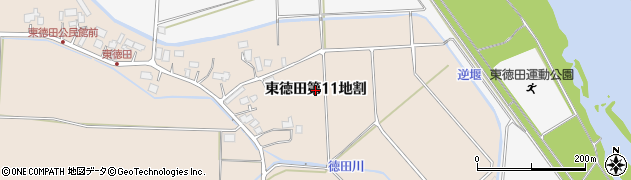 岩手県矢巾町（紫波郡）東徳田（第１１地割）周辺の地図