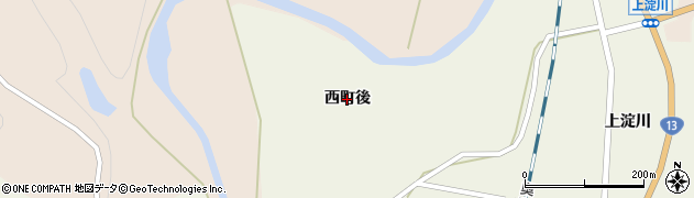 秋田県大仙市協和上淀川（西町後）周辺の地図