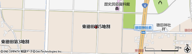 岩手県矢巾町（紫波郡）東徳田（第５地割）周辺の地図