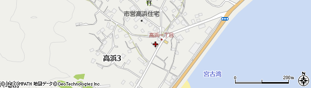 高浜簡易郵便局周辺の地図