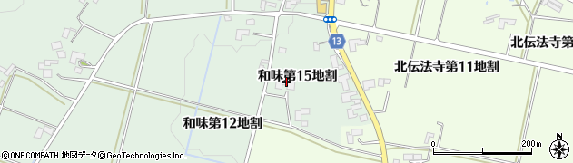 岩手県矢巾町（紫波郡）和味（第１５地割）周辺の地図