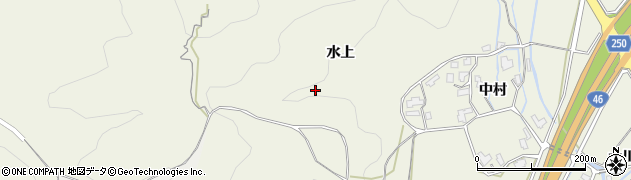 秋田県仙北市角館町小勝田（水上）周辺の地図