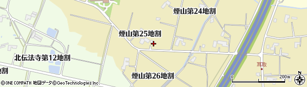 岩手県矢巾町（紫波郡）煙山（第２５地割）周辺の地図