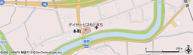 秋田県仙北市田沢湖小松（本町）周辺の地図