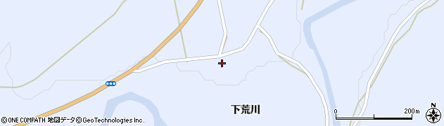秋田県大仙市協和荒川下荒川11周辺の地図