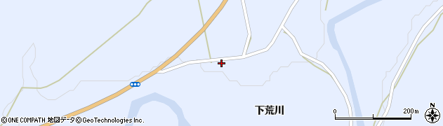秋田県大仙市協和荒川下荒川12周辺の地図