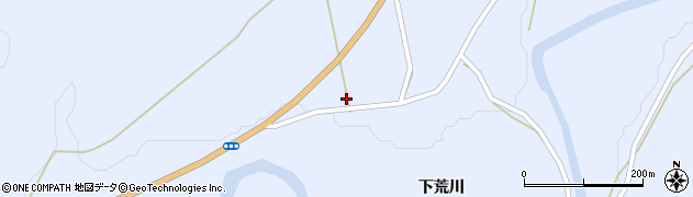秋田県大仙市協和荒川下荒川10周辺の地図