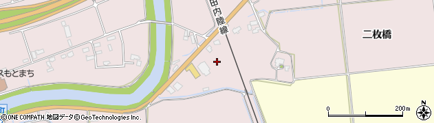 秋田県仙北市田沢湖小松（二枚橋）周辺の地図
