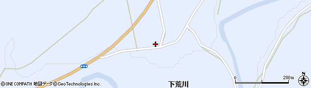 秋田県大仙市協和荒川下荒川57周辺の地図