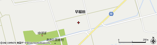 秋田県仙北市田沢湖卒田（早稲田）周辺の地図