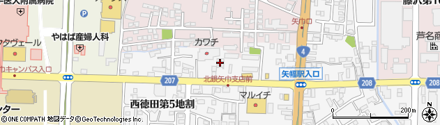 有限会社藤原クリーンサービス　矢巾営業所周辺の地図