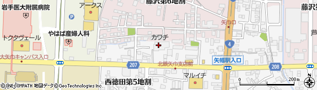 株式会社カワチ薬品　矢巾店周辺の地図