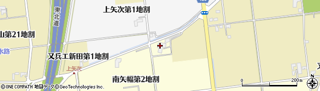 岩手県矢巾町（紫波郡）南矢幅（第２地割）周辺の地図