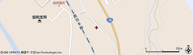 秋田県大仙市協和境野田308周辺の地図