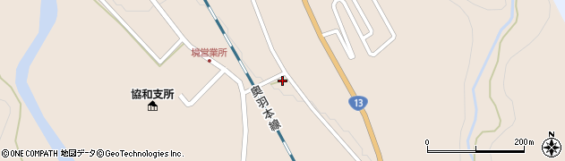 秋田県大仙市協和境野田303周辺の地図