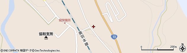 秋田県大仙市協和境野田304周辺の地図