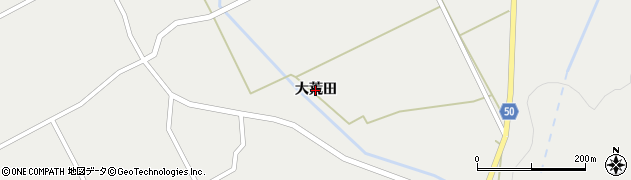 秋田県仙北市田沢湖卒田（大荒田）周辺の地図