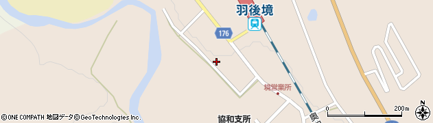 秋田県大仙市協和境菅生田72周辺の地図