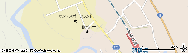 秋田森林管理署船岡森林事務所周辺の地図