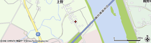 秋田県秋田市下浜楢田上野175周辺の地図