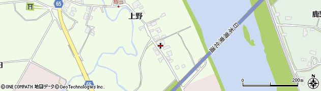 秋田県秋田市下浜楢田上野133周辺の地図