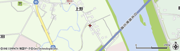 秋田県秋田市下浜楢田上野141周辺の地図