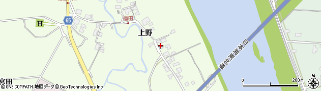 秋田県秋田市下浜楢田上野126周辺の地図